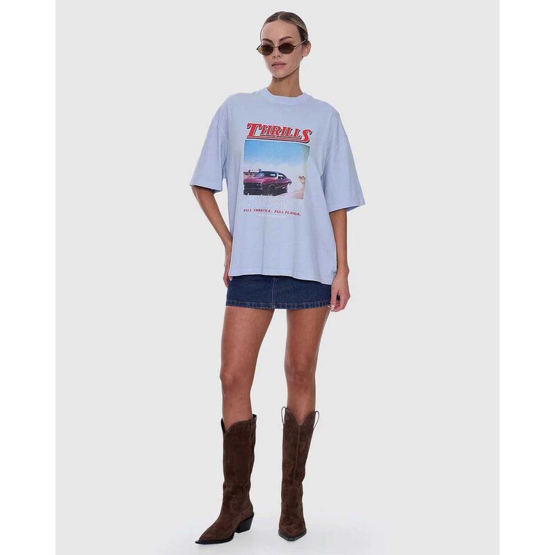 Thrills Full Throttle Oversized Tee image number 3
